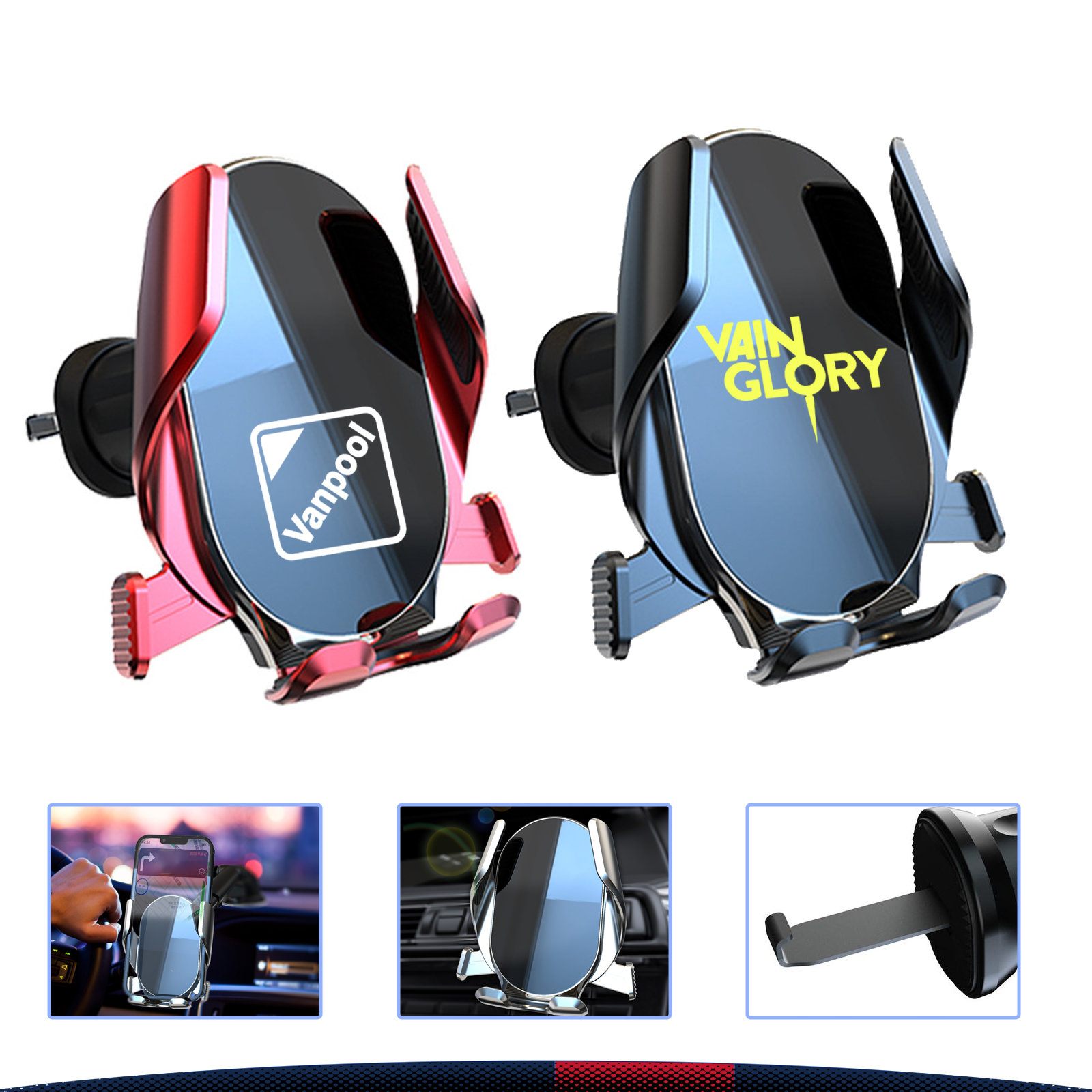 Dual Air Vent Phone Holder 3
