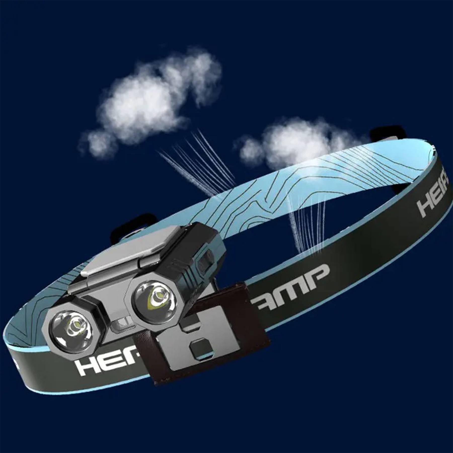 Hat clip light sensor headlight 8