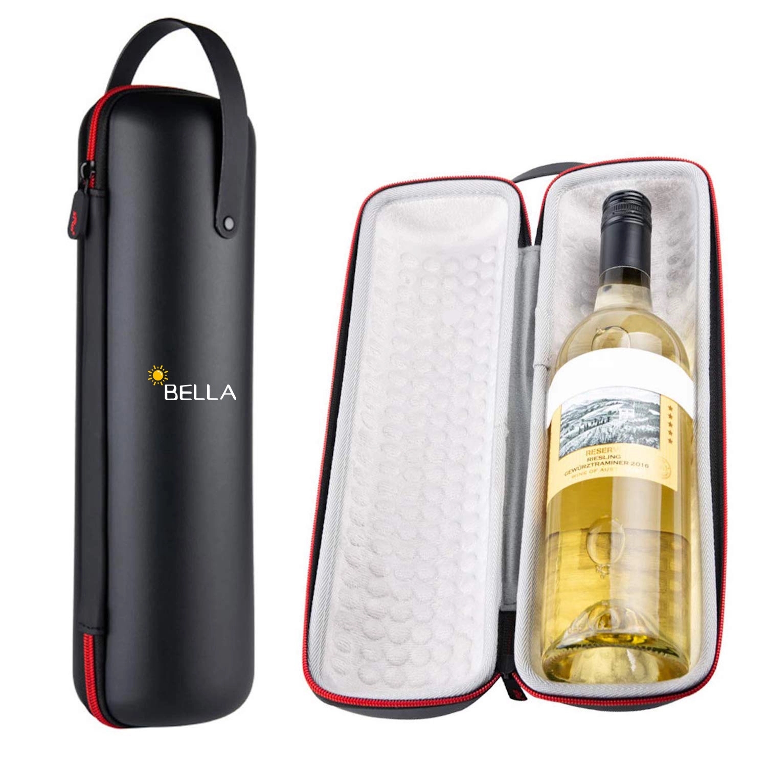 Shockproof Waterproof Protective Eva Insulated Wine Tote Bag 2