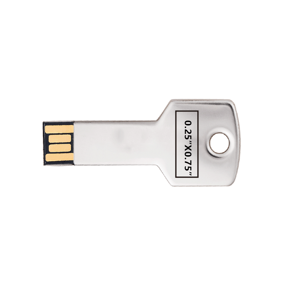 Berwyn Key Shape USB Flash Drive Simports