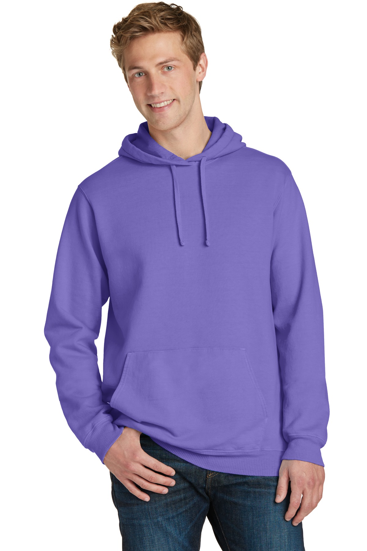 Beach Wash Garment-Dyed Pullover Hooded Sweatshirt