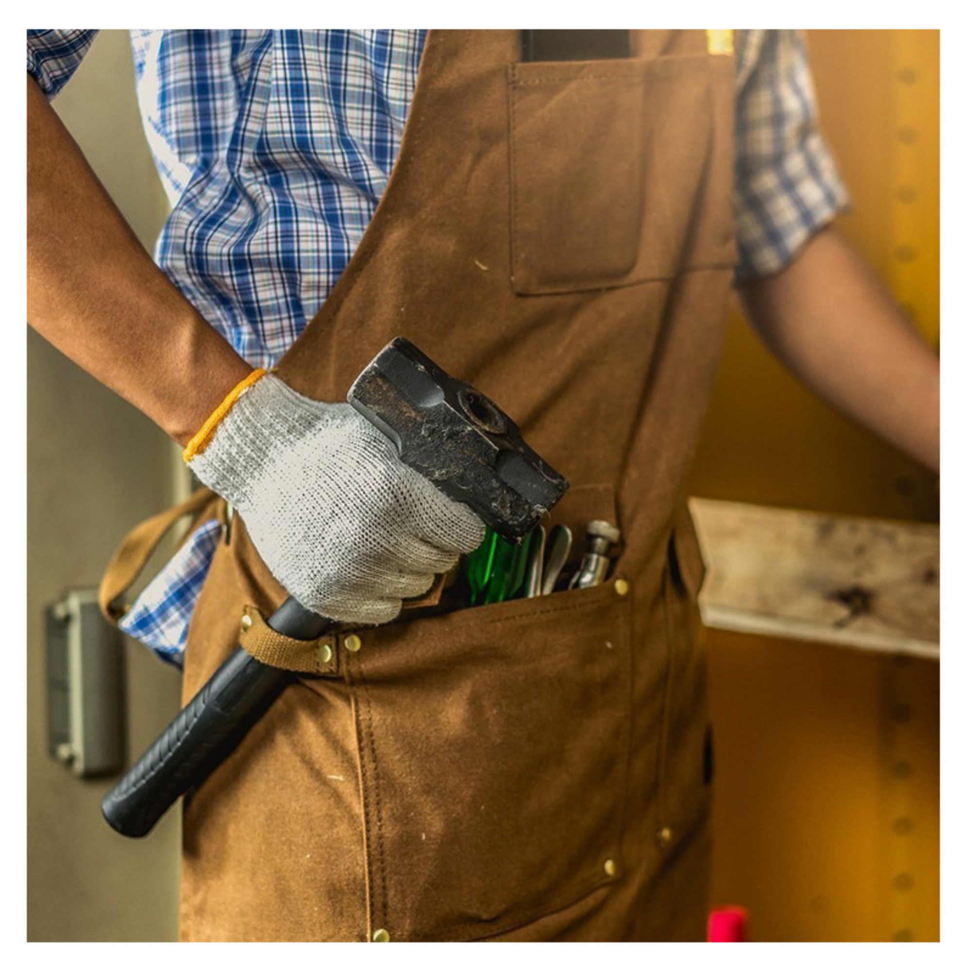 Work Apron With Pockets 5