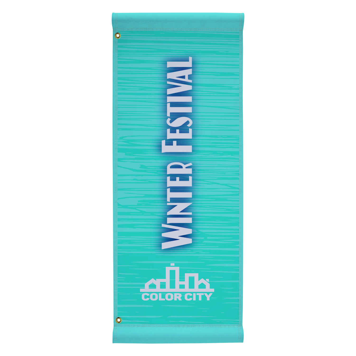 18" x 48" Nylon Boulevard Banner Single-Sided