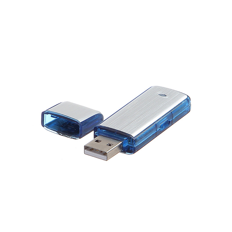 Classic Metal USB Flash Drive W/ Plastic Accents (512MB) 2