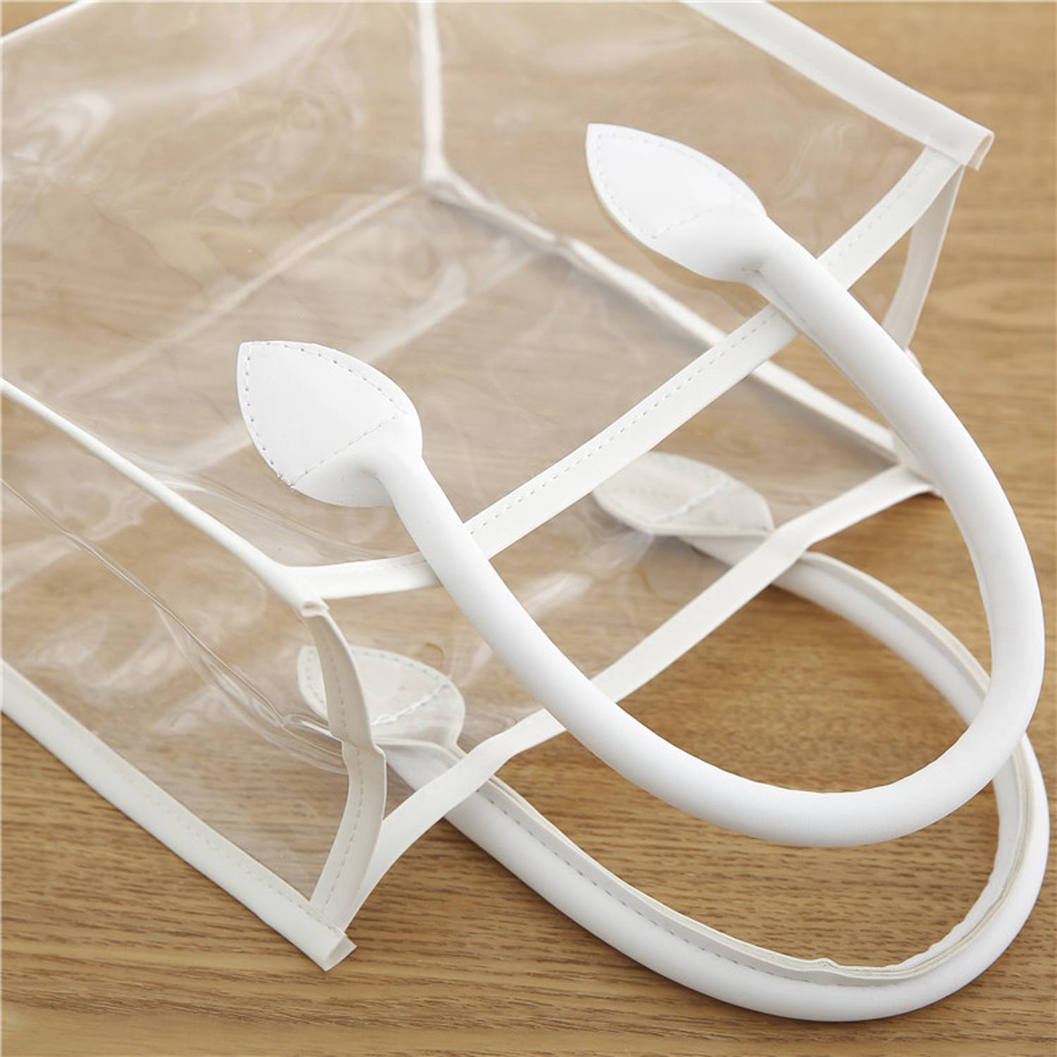 Durable Waterproof PVC Transparent Tote Bag 3