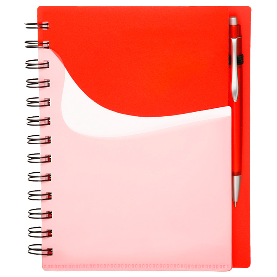 Spiral Notebooks with Front Pocket 12