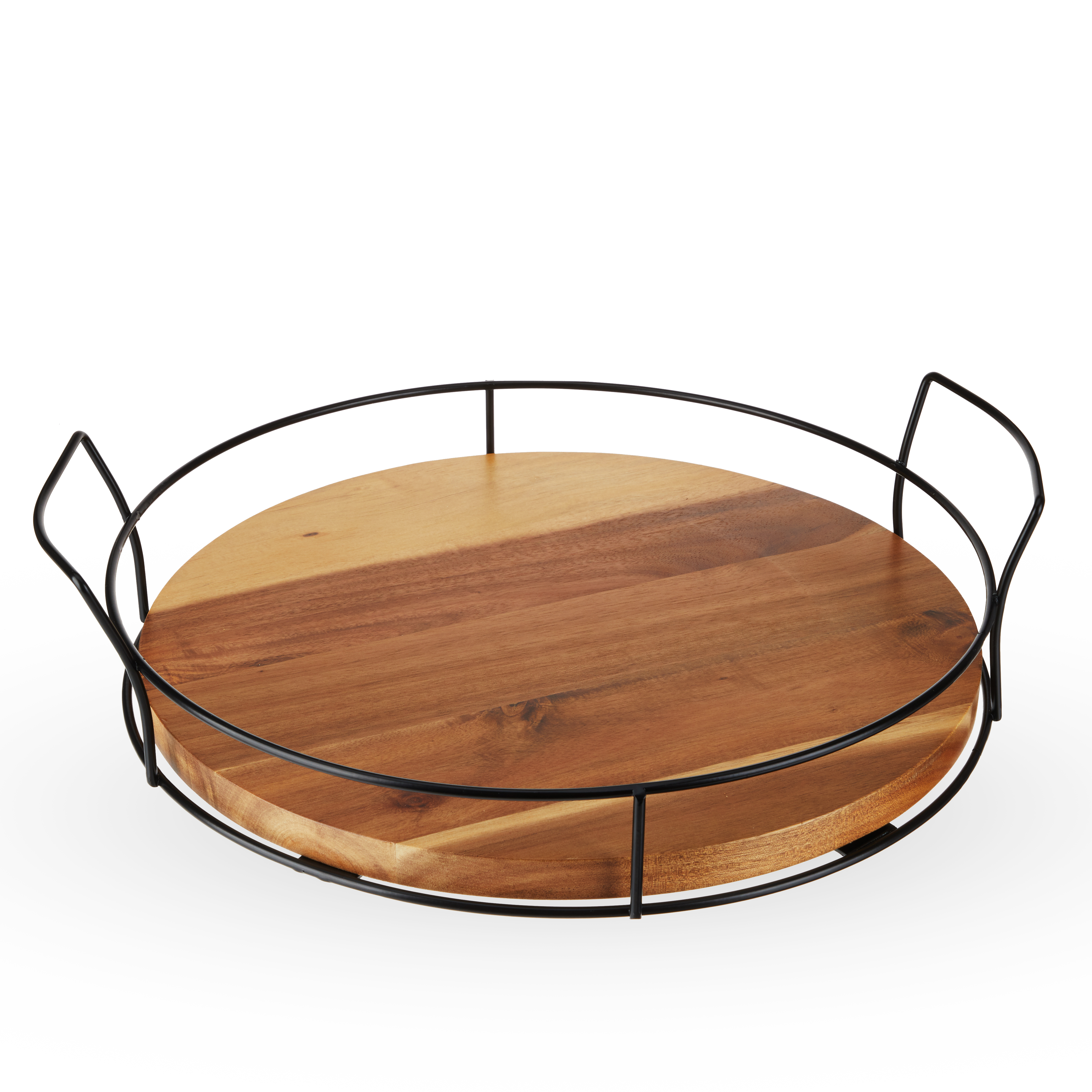 Twine Living® Modern Manor Acacia Cocktail Tray 8