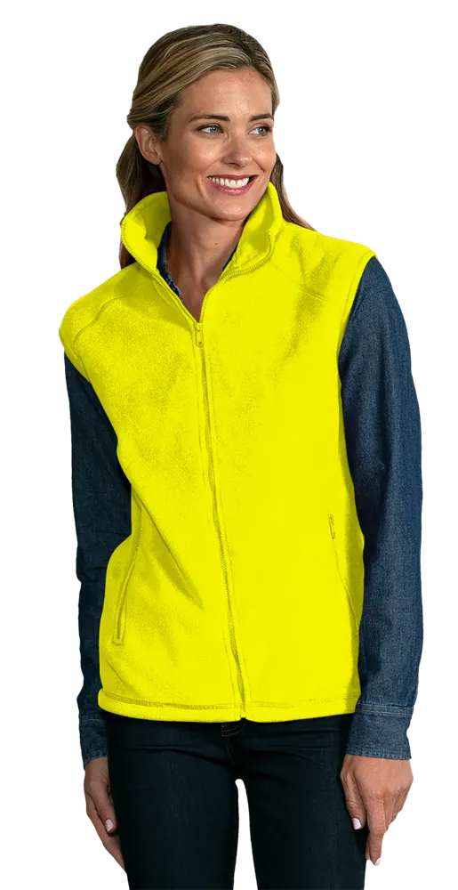 Adult Micro Fleece Zip Front Vest 85