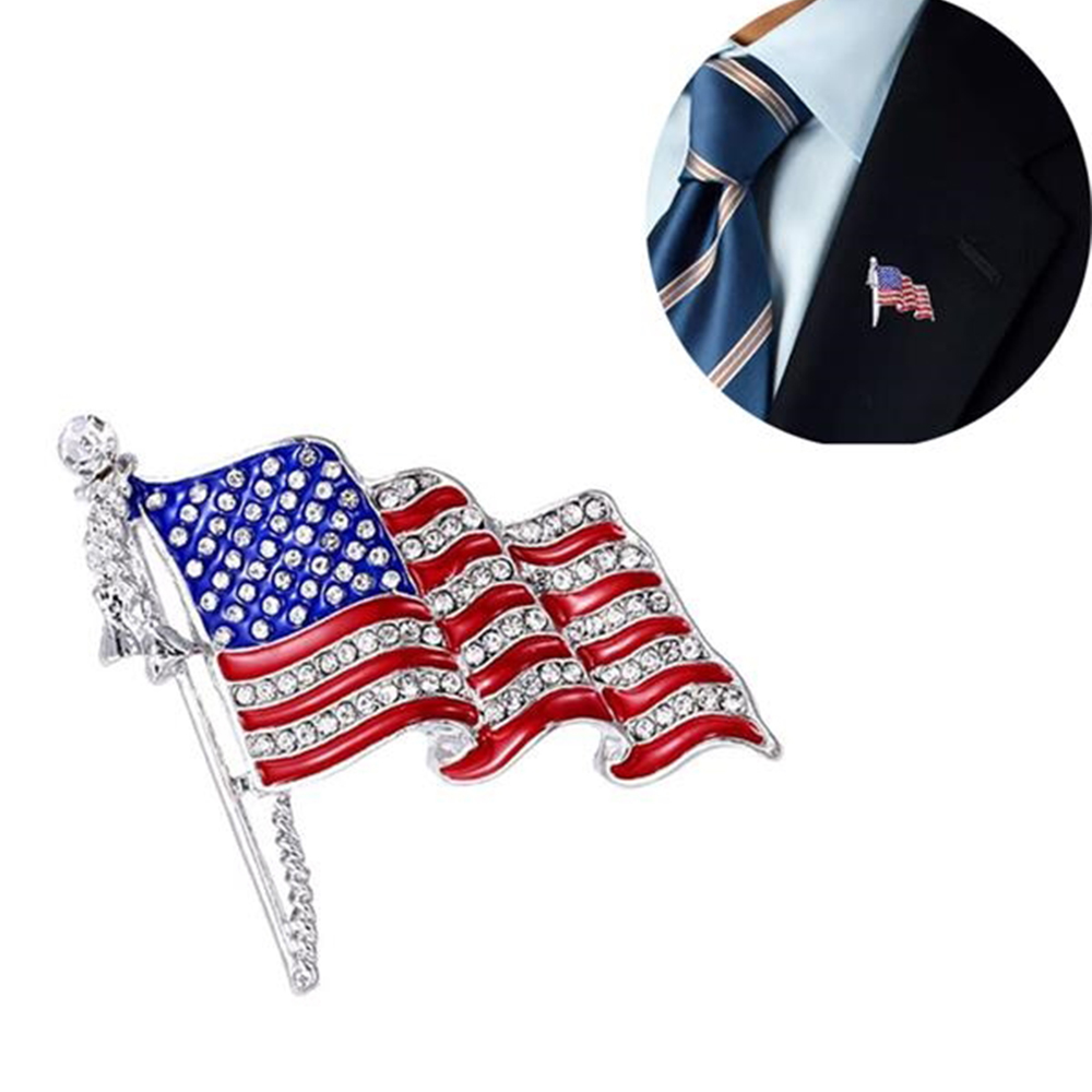 Brooch American Flag Pins