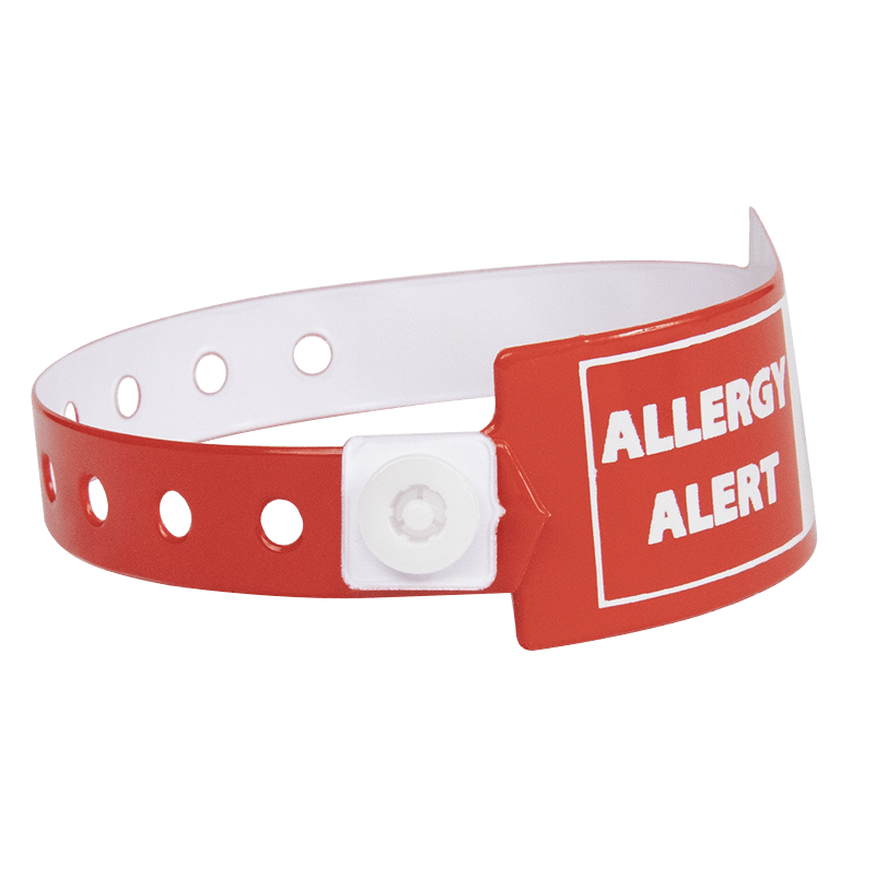 Medical Alert Wide Vinyl Wristbands 6