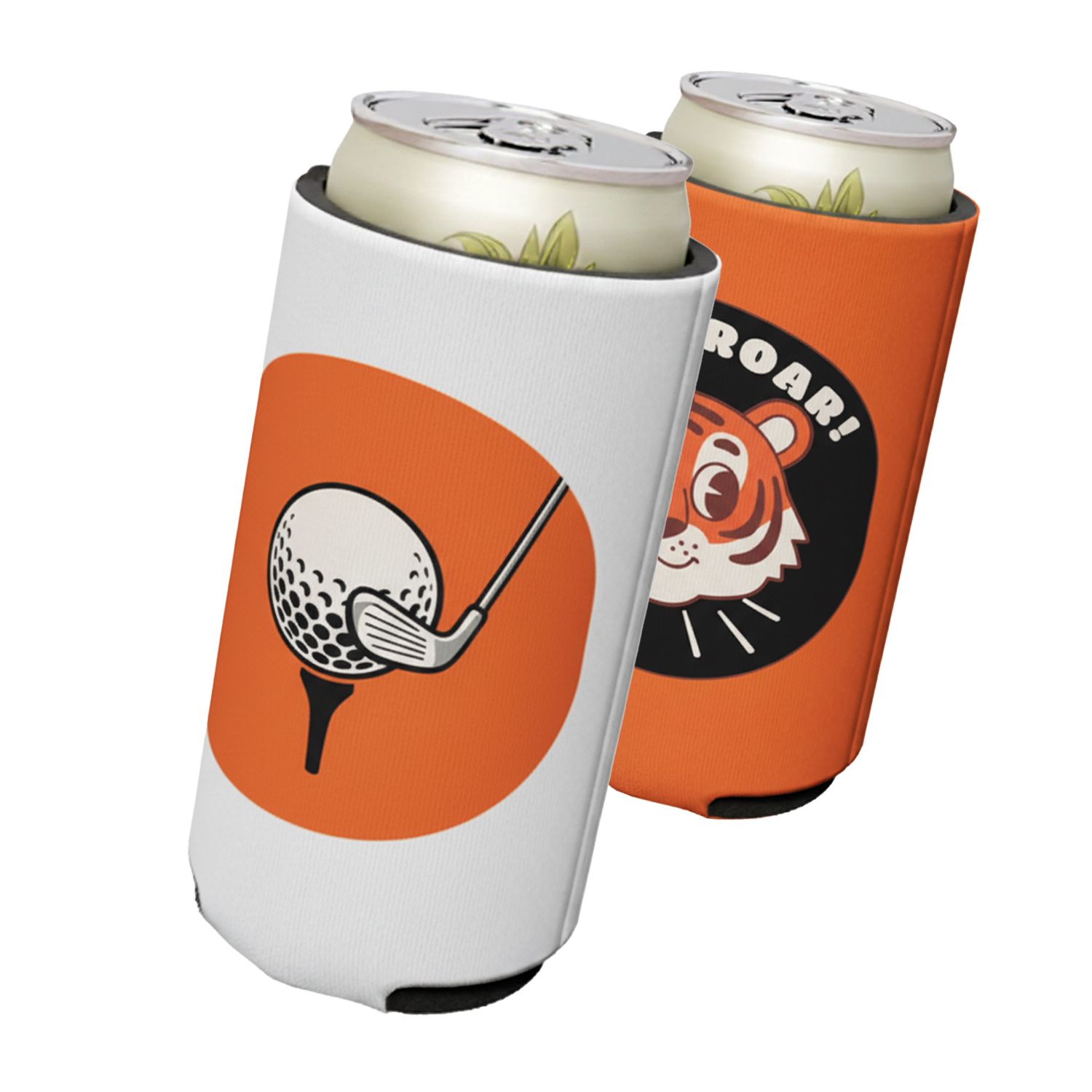 Premium 12 oz Full Color Slim Foam Can Cooler 2