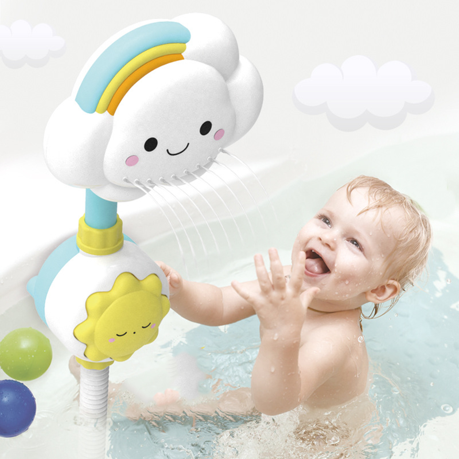 Children'S Rainbow Handheld Shower Head Toy 2