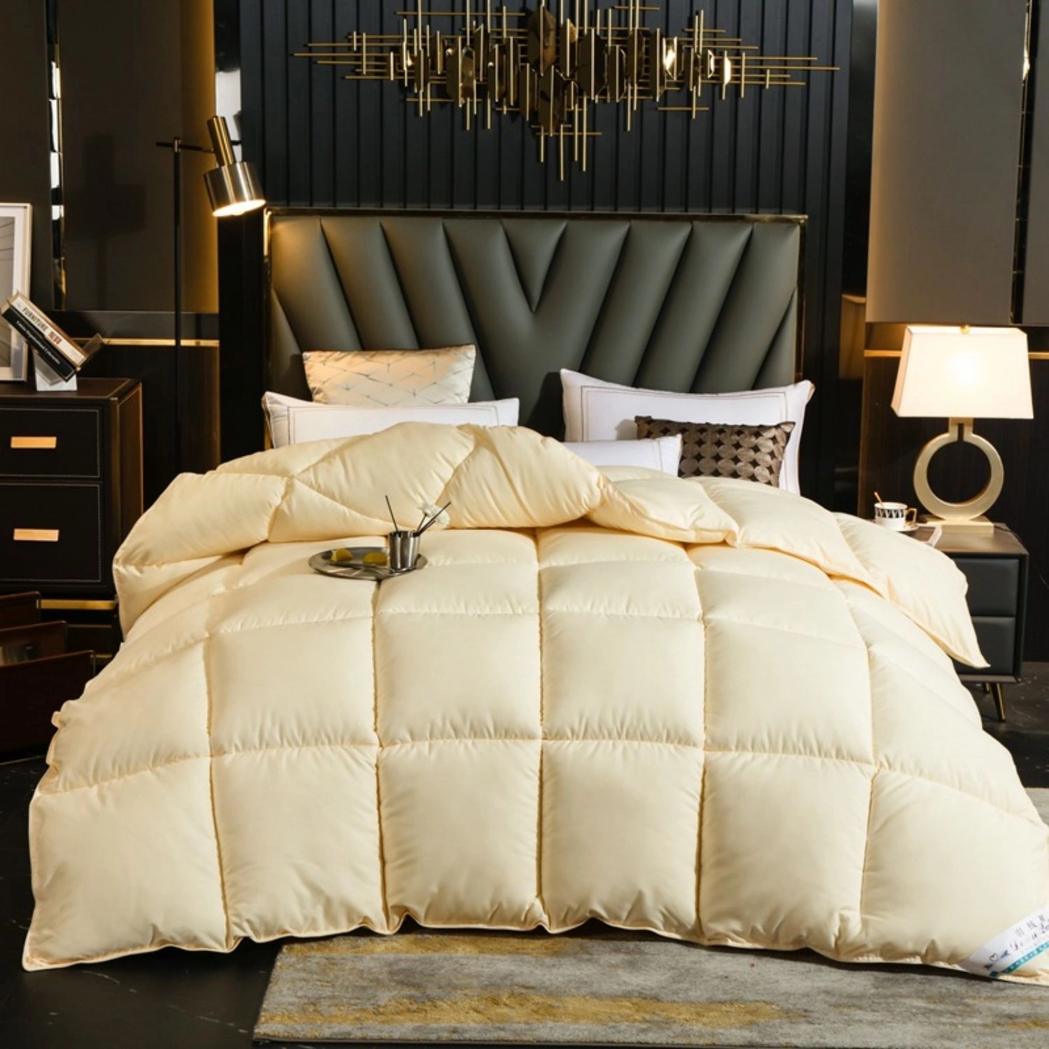 Lightweight Goose Feathers Down Comforter Duvet 8
