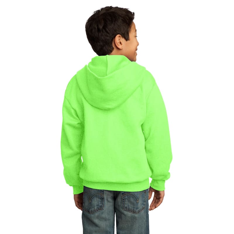 Port & Company - Youth Core Fleece Full-Zip Hooded Sweatshirt. 36
