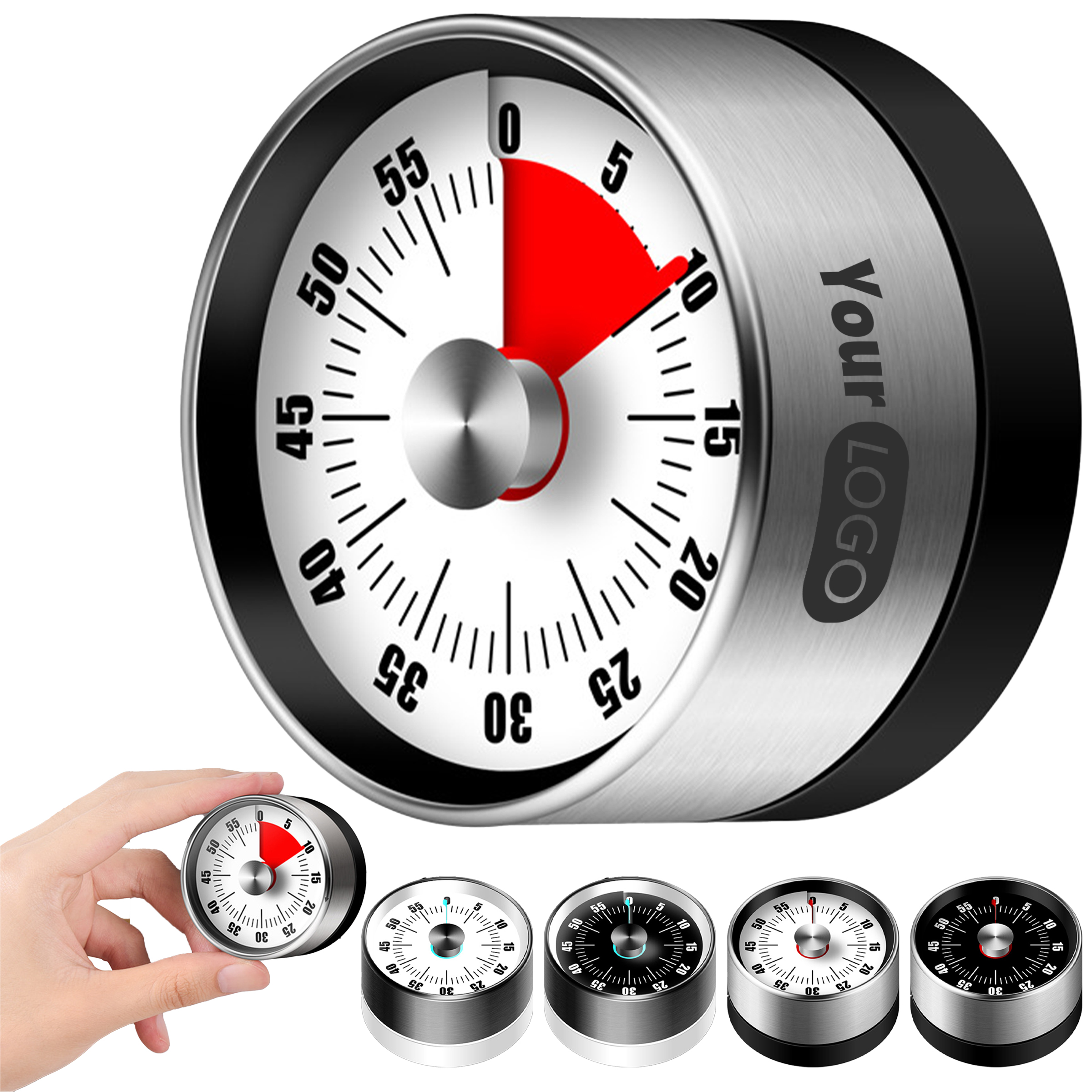 Stainless Steel Mechanical Magnetic Timer 2
