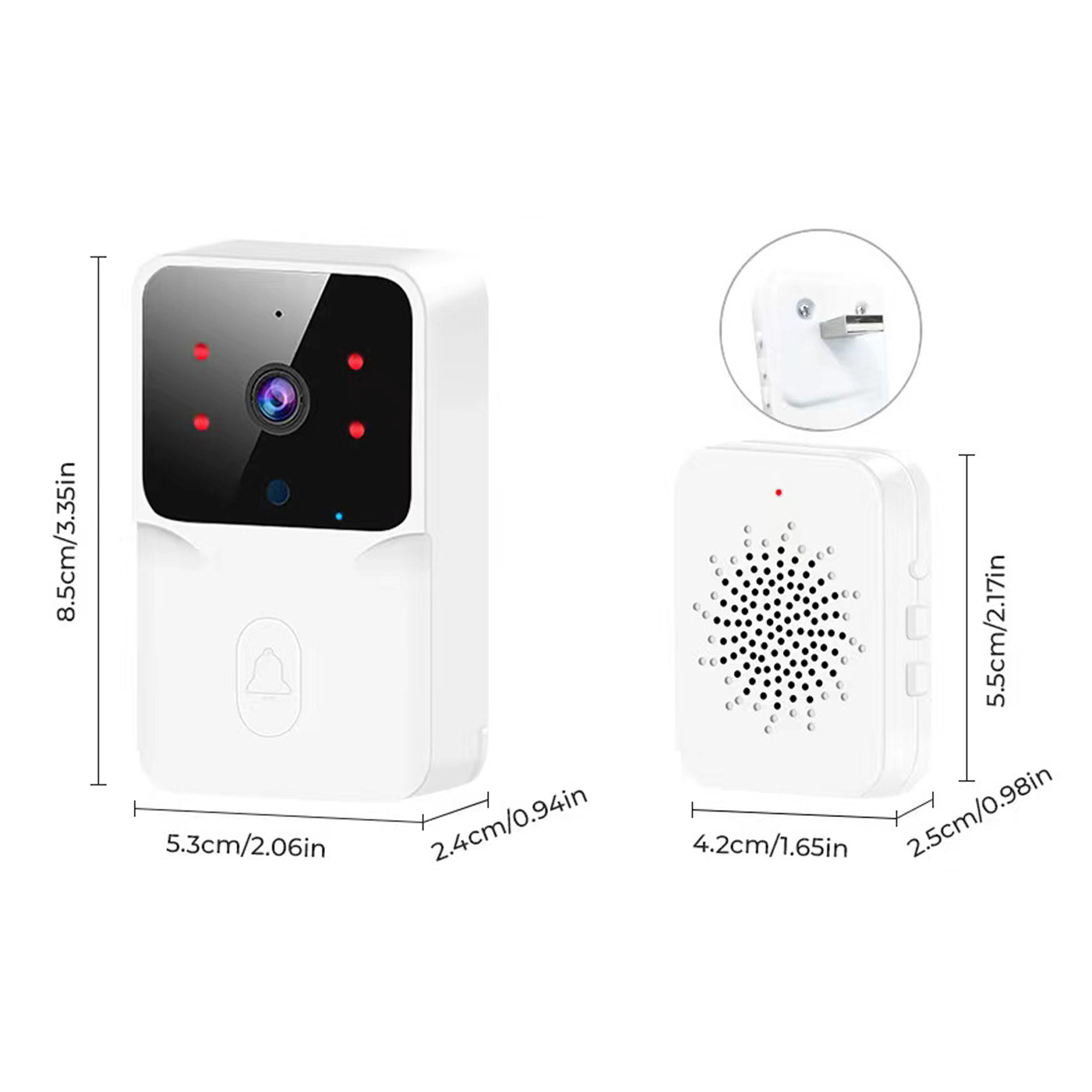 Smart Video Doorbell Wireless 2