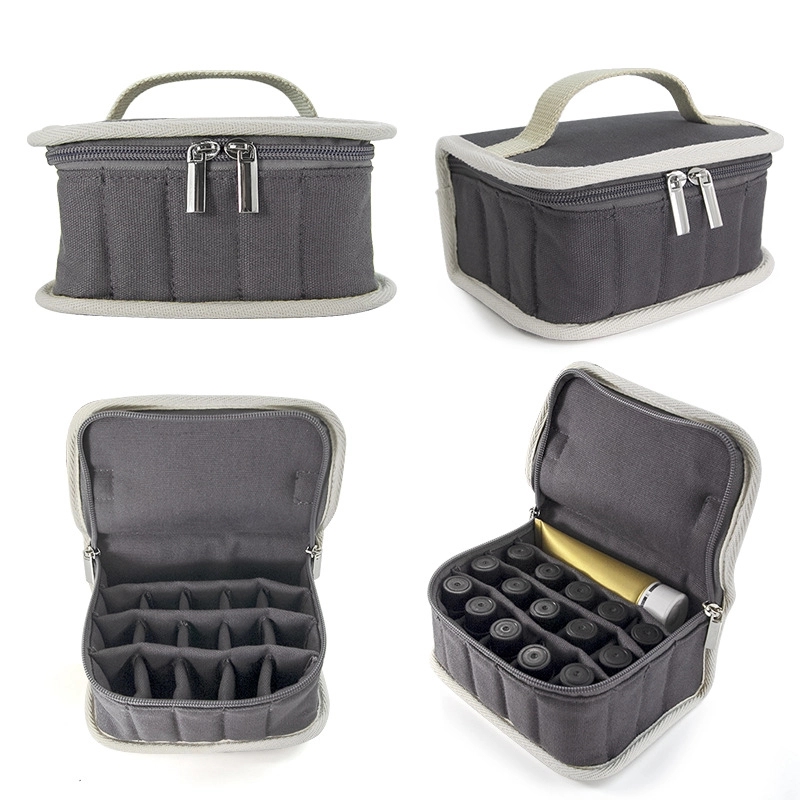 Canvas Essential Oil & Nail Polish Organizer Storage Bag 2