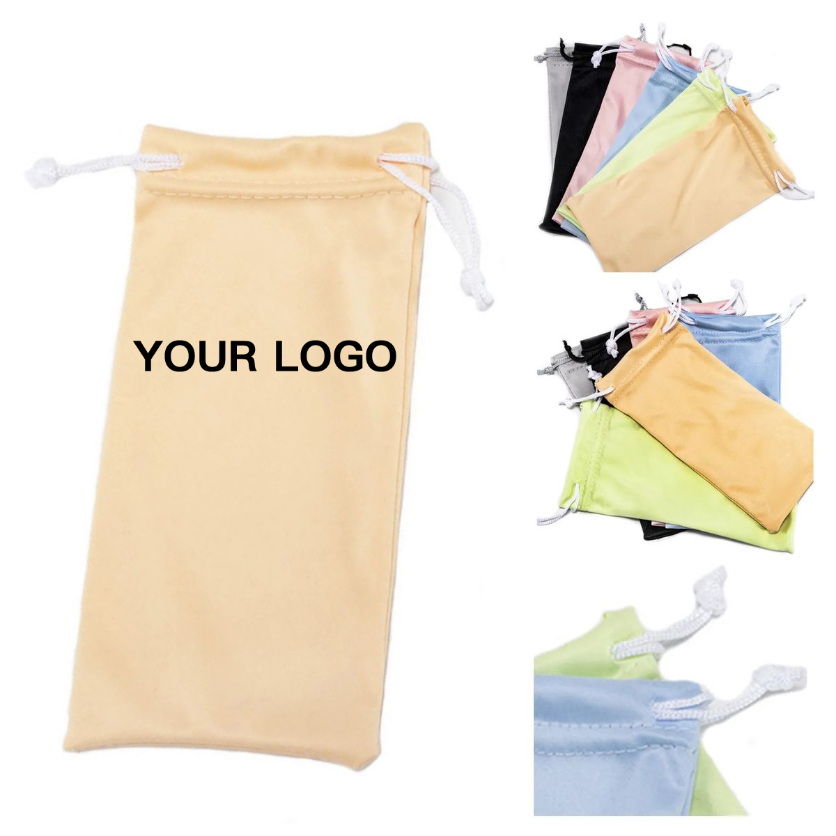 Lightweight Drawstring Glasses Carry Bag 6
