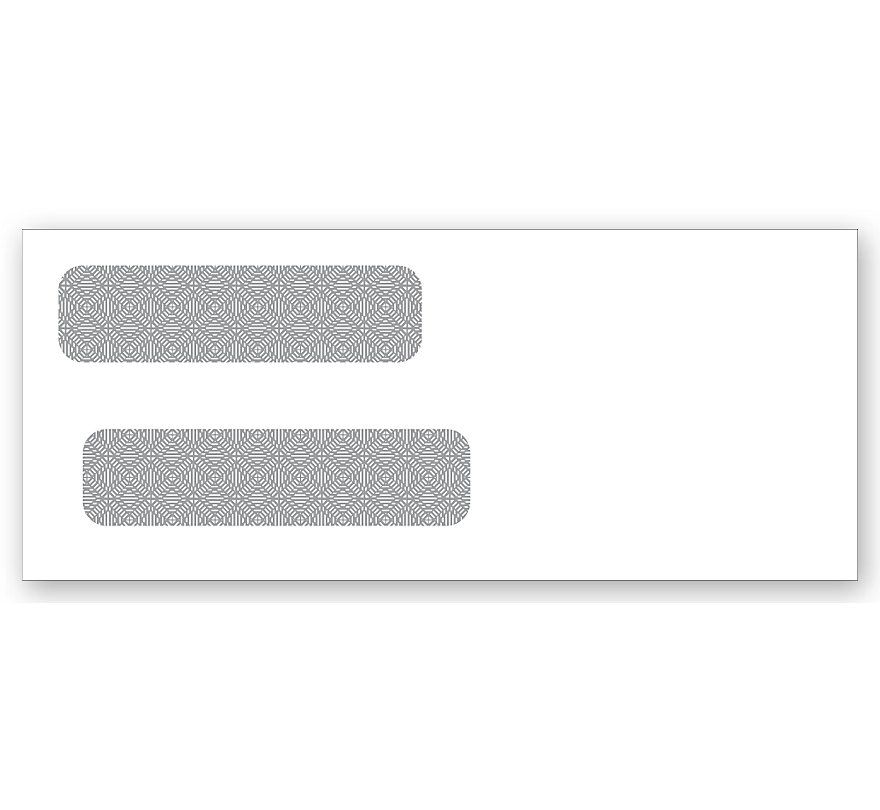 Envelopes, Double Window, Check 1