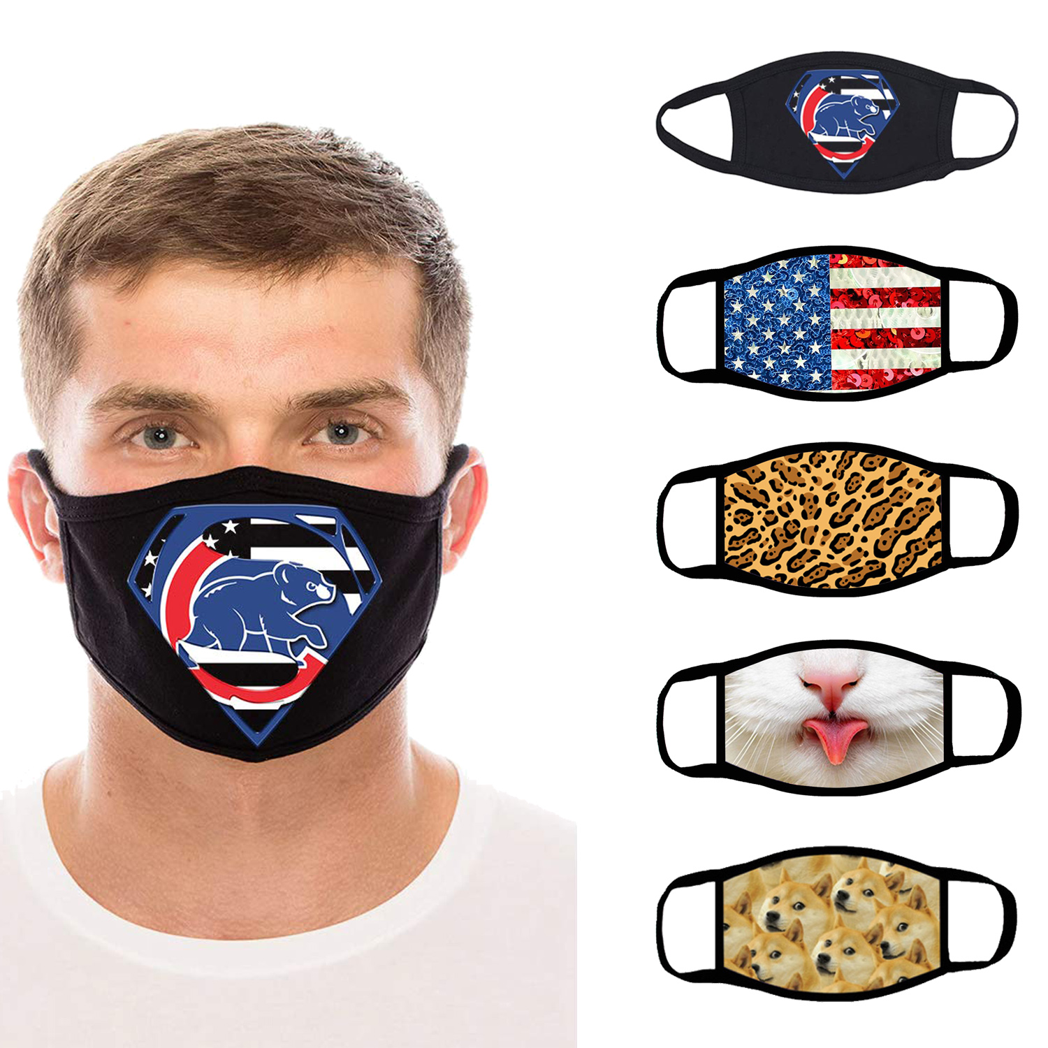 Full Color Custom Fashion Mask 1