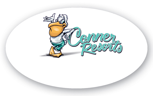 Laminated Name Badge Full Color (2"X3.5") Oval - No Personalization