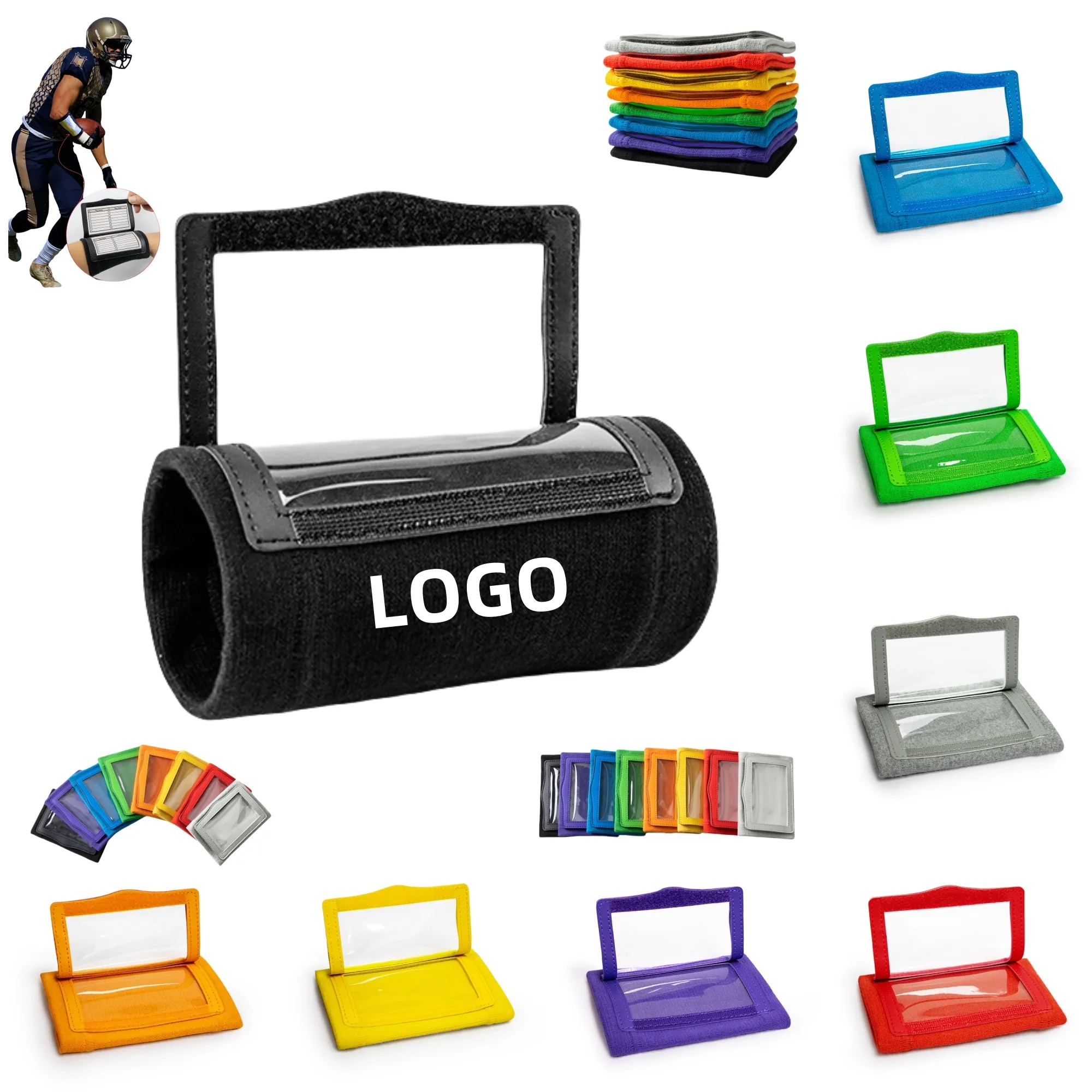 Rugby Playbook PVC Flip Wristband 11