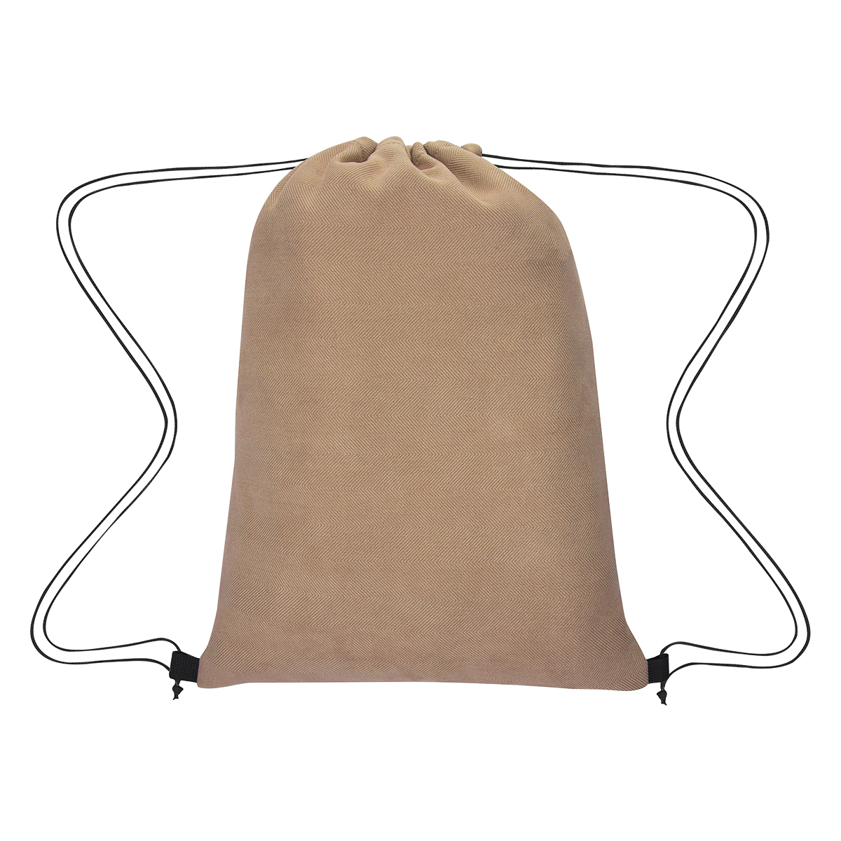 Posh Herringbone Drawstring Bag 7