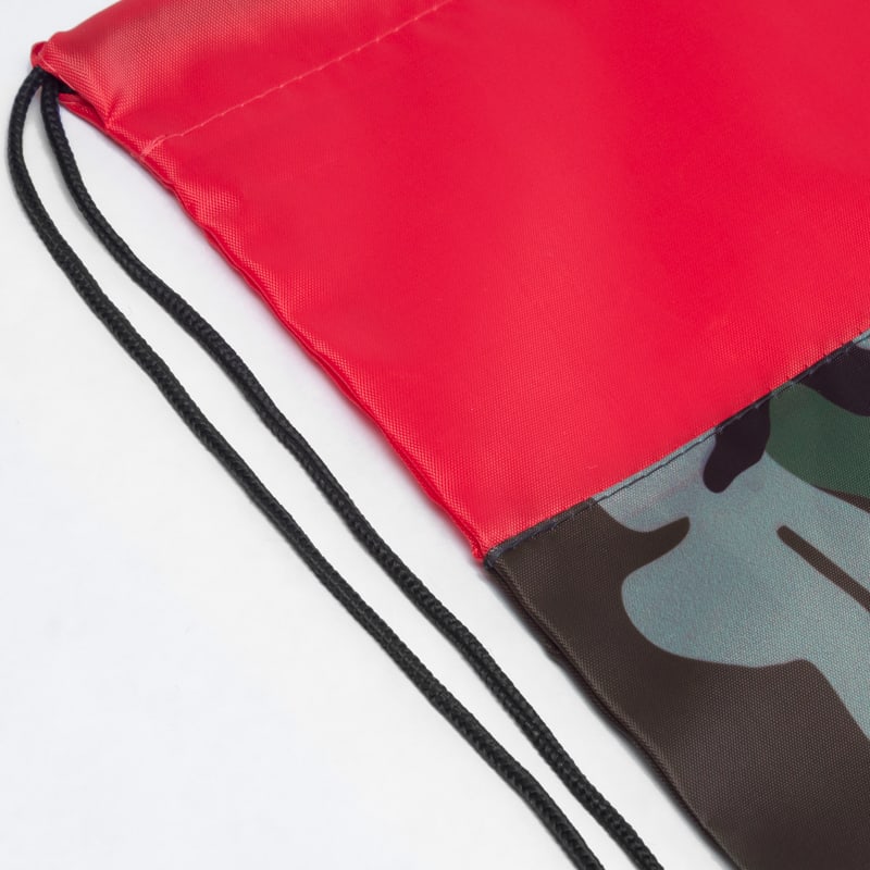 Colored Camo Drawstring Tote Bags 9