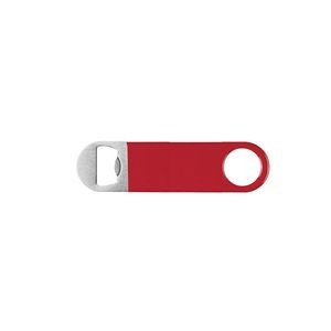 Small PVC Wrapped Handle Stainless Steel Bottle Opener 9