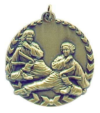 Karate Millennium Medal, 1 3/4" 2