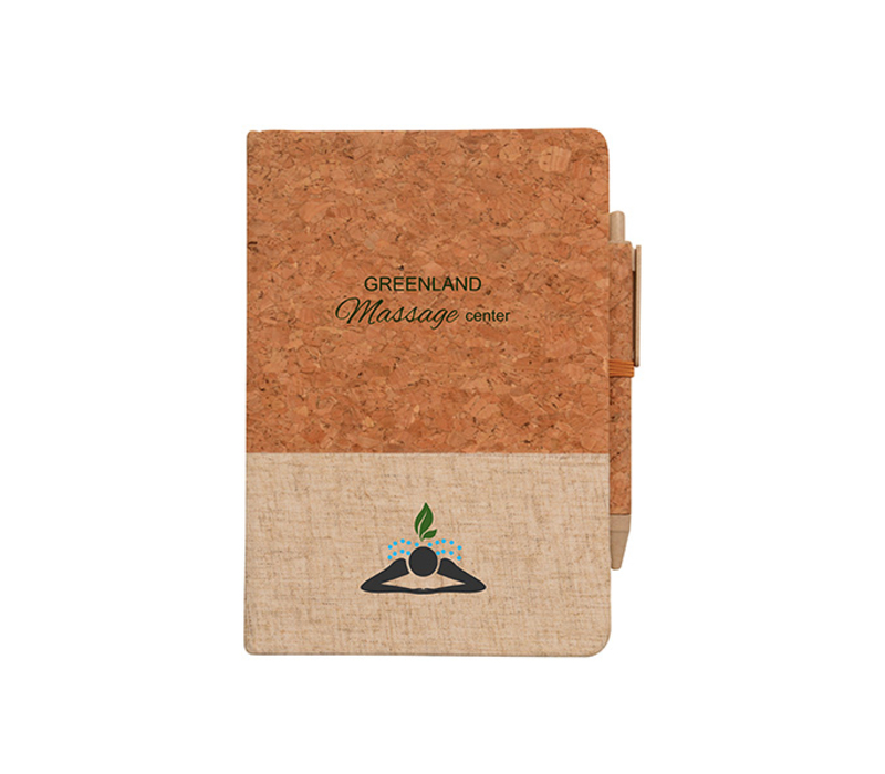 Hardcover Cork and Linen Journal 1