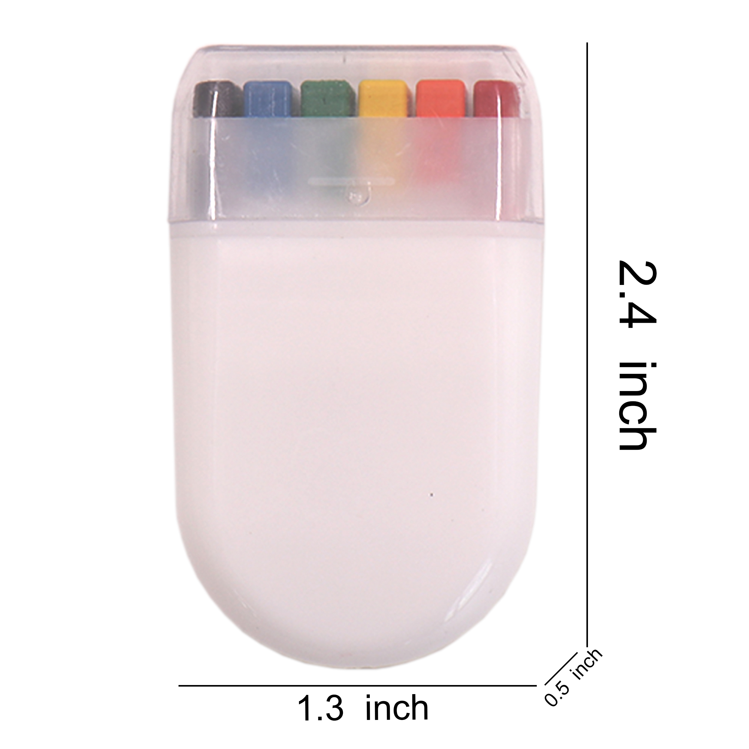 6 Color Rainbow Paint Face Crayons 4