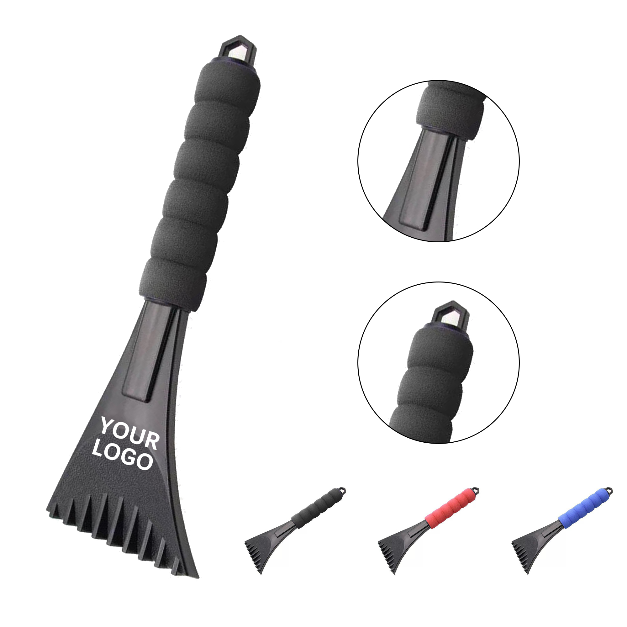 ABS Ice Scraper With EVA Foam Handle 11.5" x 4" 3