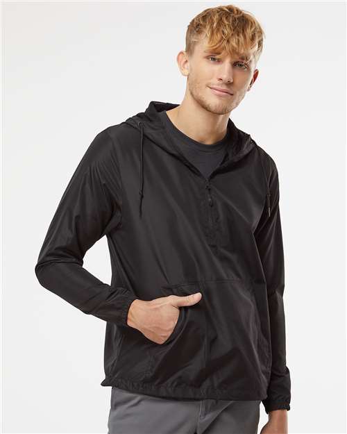 Unisex Lightweight Quarter-Zip Windbreaker Pullover Jacket - EXP54LWP 30