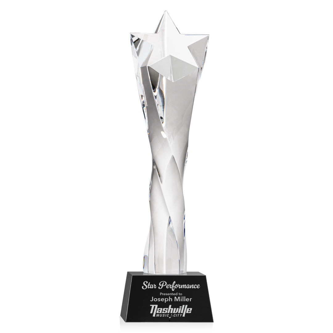 Arlington Star Award on Robson Base - Black 10