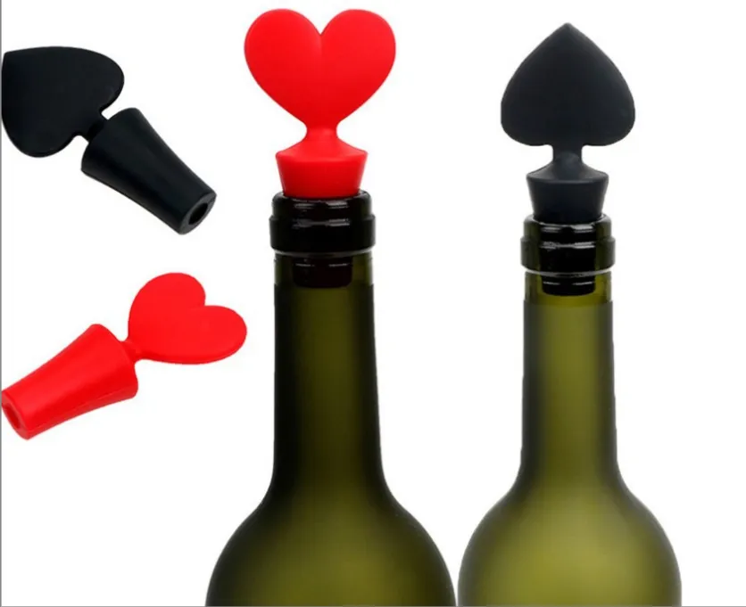 Poker Shape Silicone Wine Stopper 5