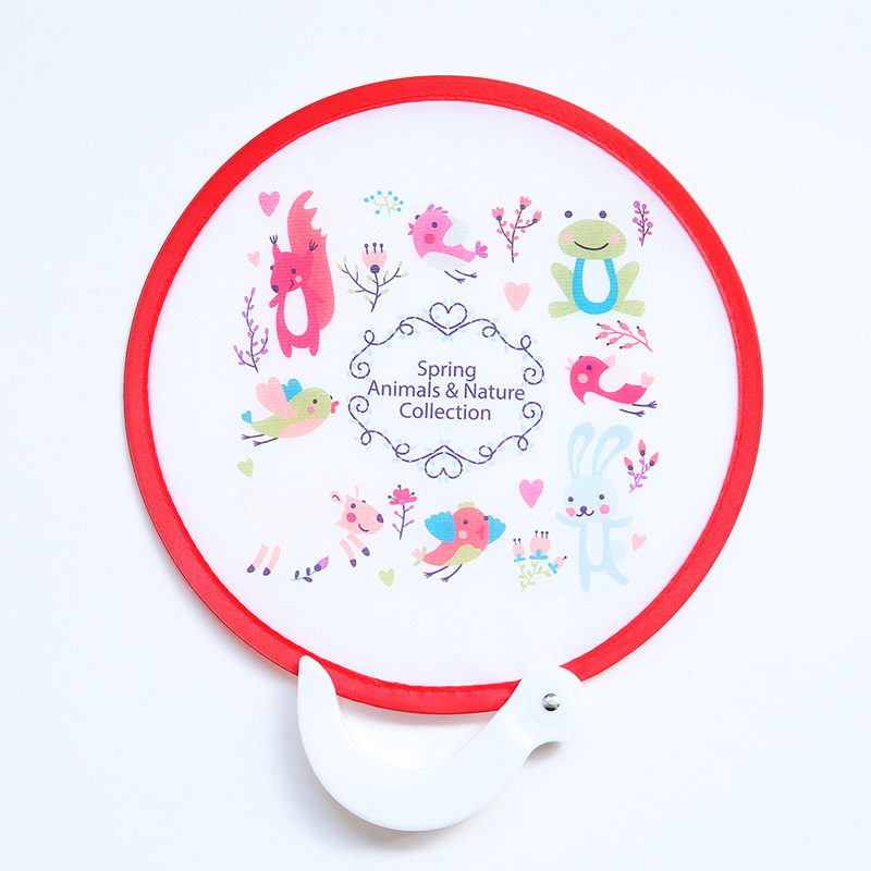 Japanese Style Handheld Round Folding Fan 20