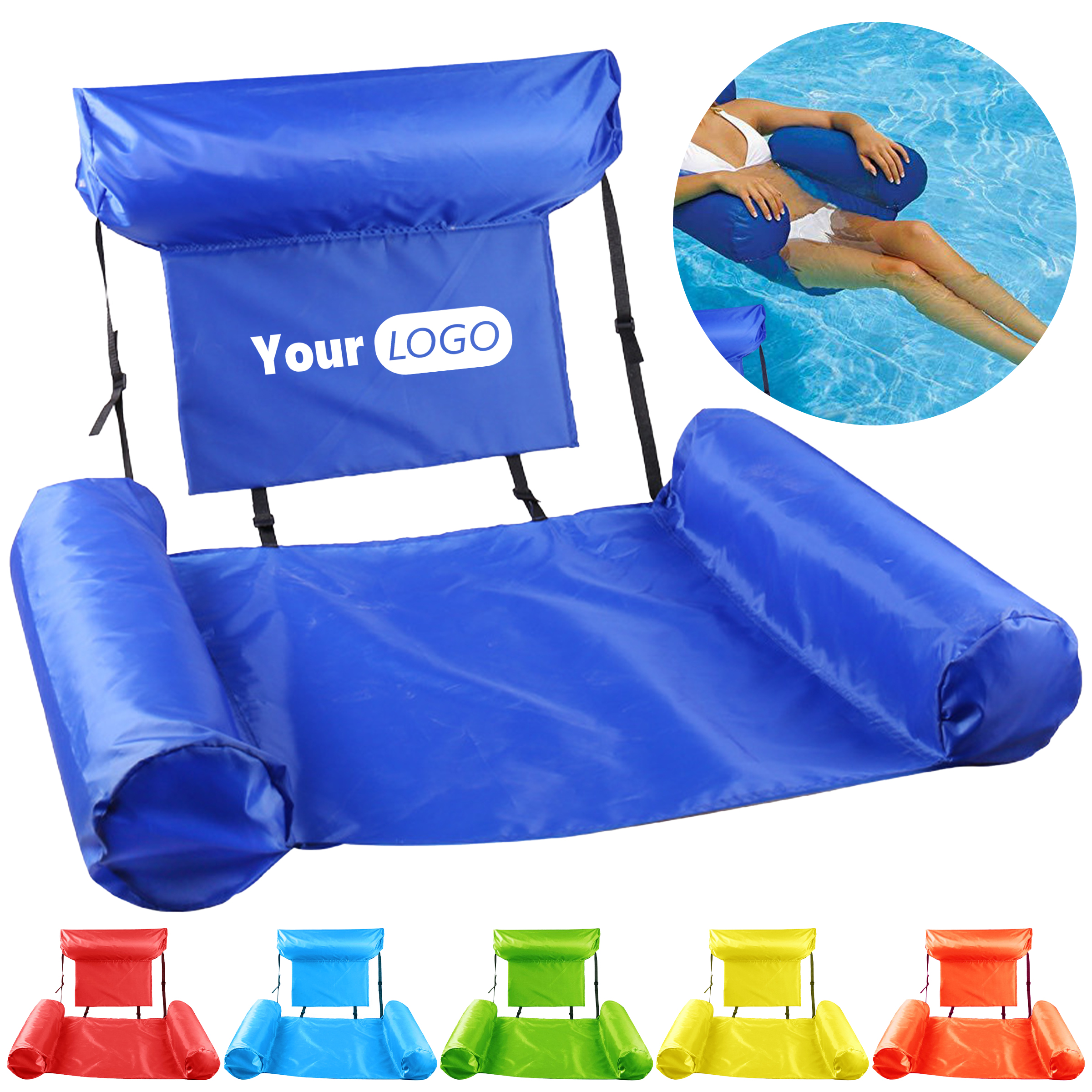 Pvc Foldable Inflatable Floating Bed Sofa 7