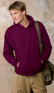 Embroidered Hanes F170EMB Adult Ultimate Cotton Colored Hooded Sweatshirt, custom hoodie or sweatshirt with logo imprint 2