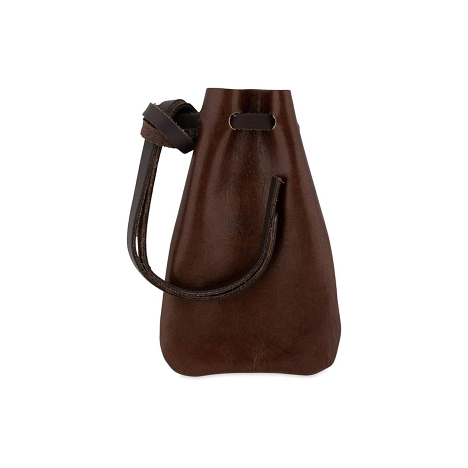 Leather Drawstring Pouch 1