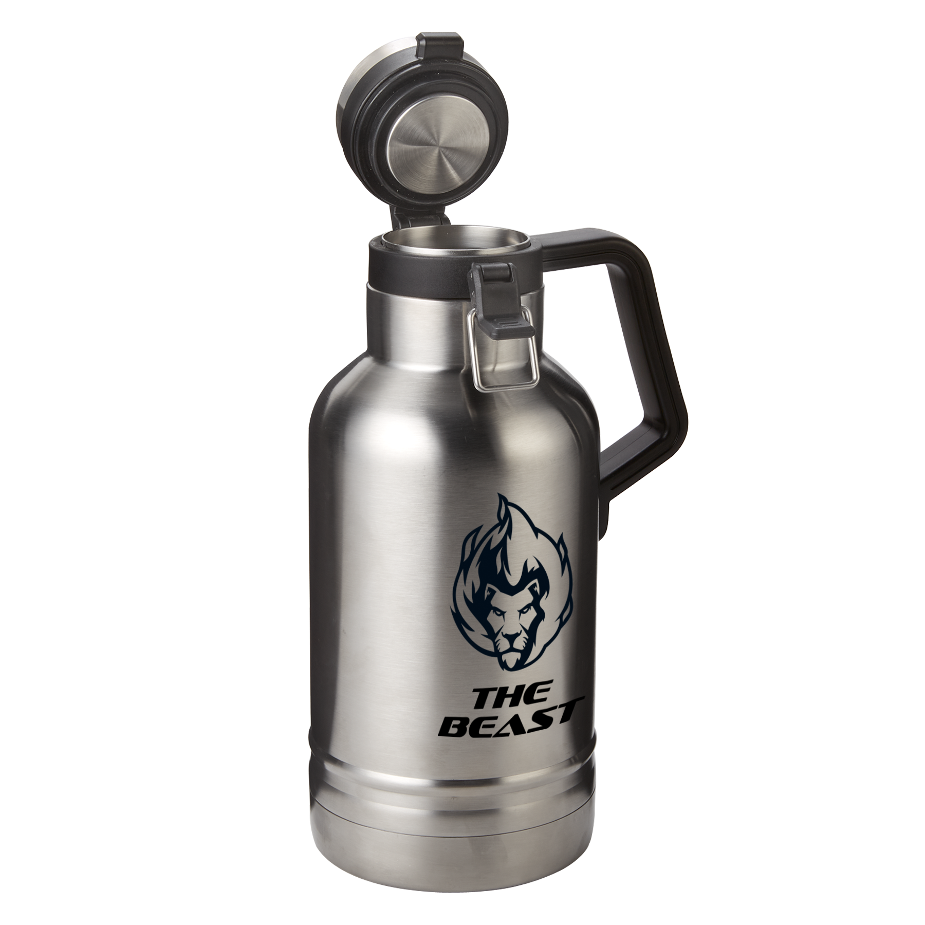 64 Oz. "The Beast" Double Wall Stainless Steel Growler 6