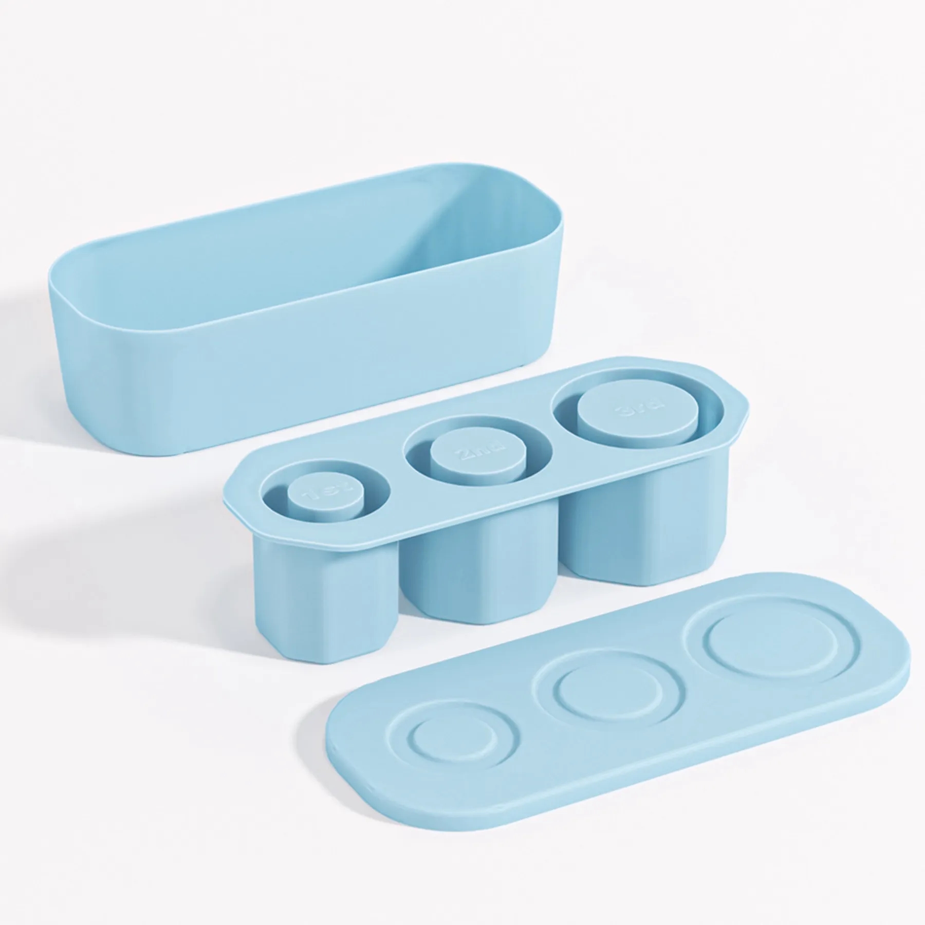 3 Sizes 40 oz Ice Cube Mold Tray with Box and Lid 2