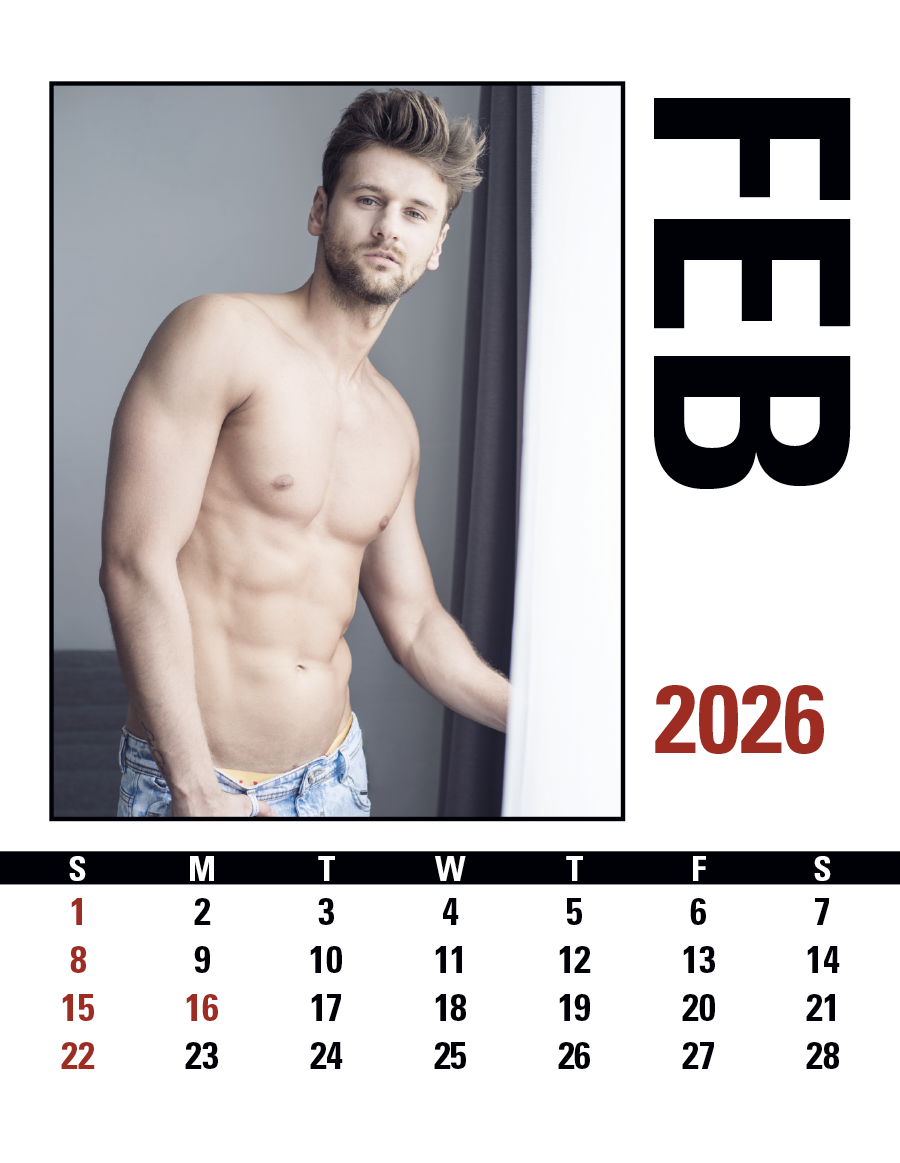 Triumph® Calendars Press-N-Stick Male Call Calendar 39