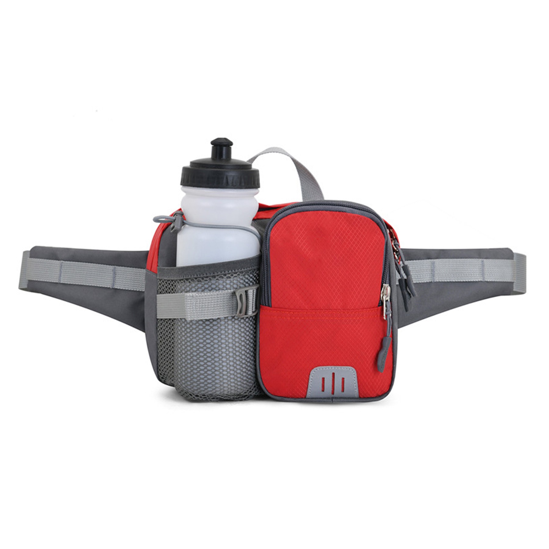 Fanny Pack with Water Bottle Holder and Reflective Strip 7