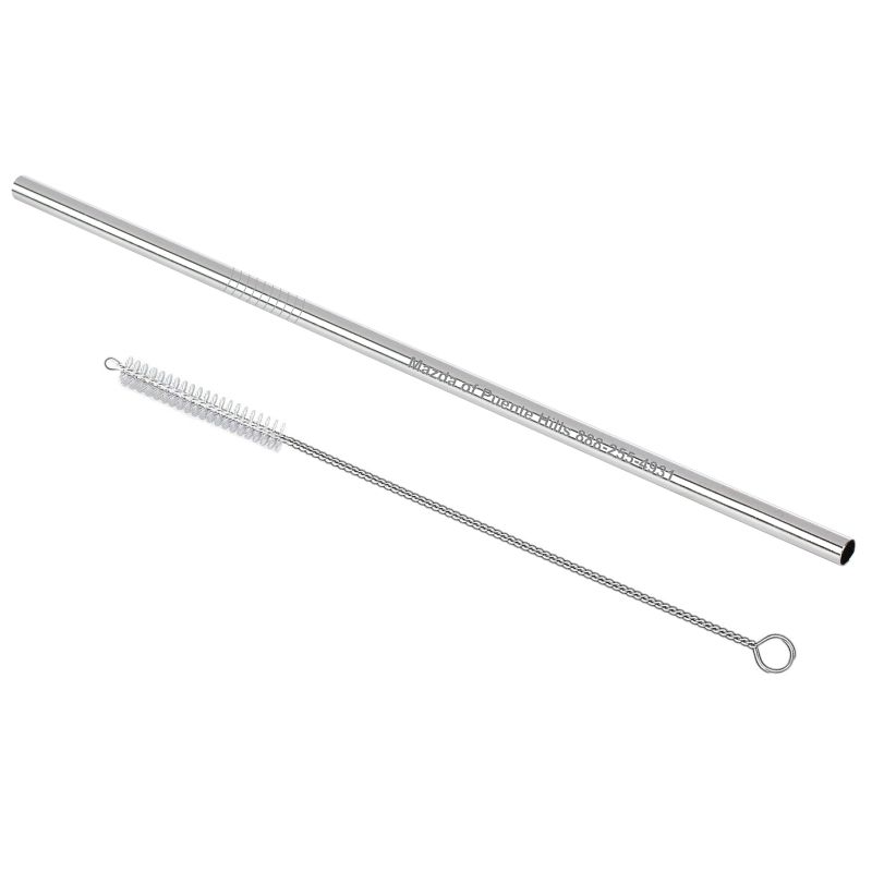 Stainless Steel Straw with Pipe Cleaner Brush