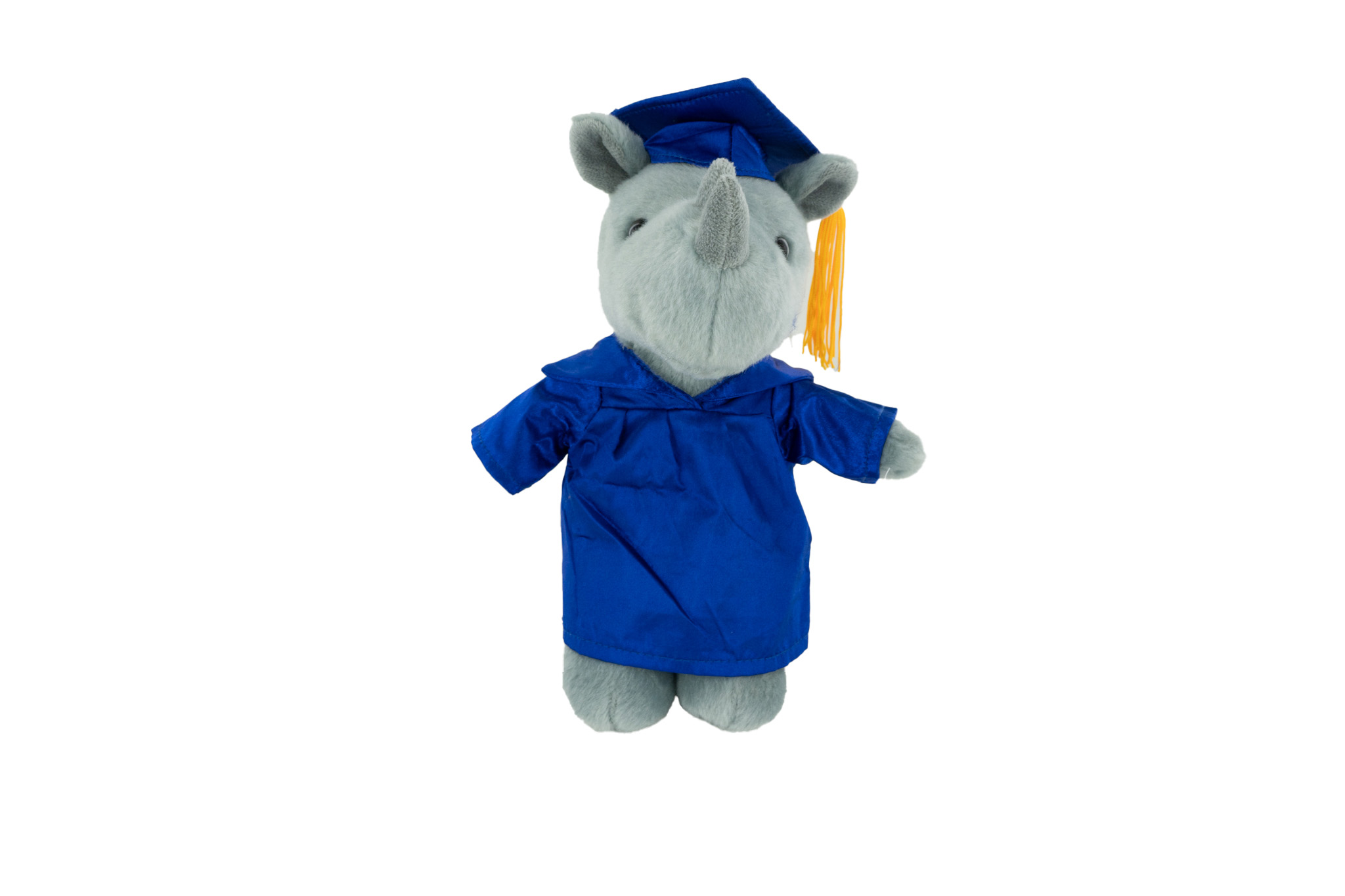 Plush Rhino with Graduation Cap / Gown