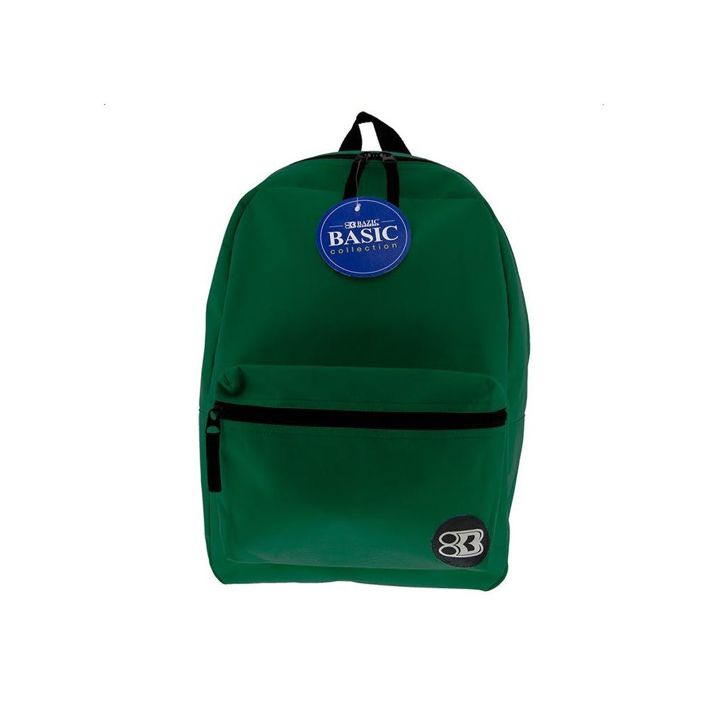 16" Basic Backpacks - Green 2