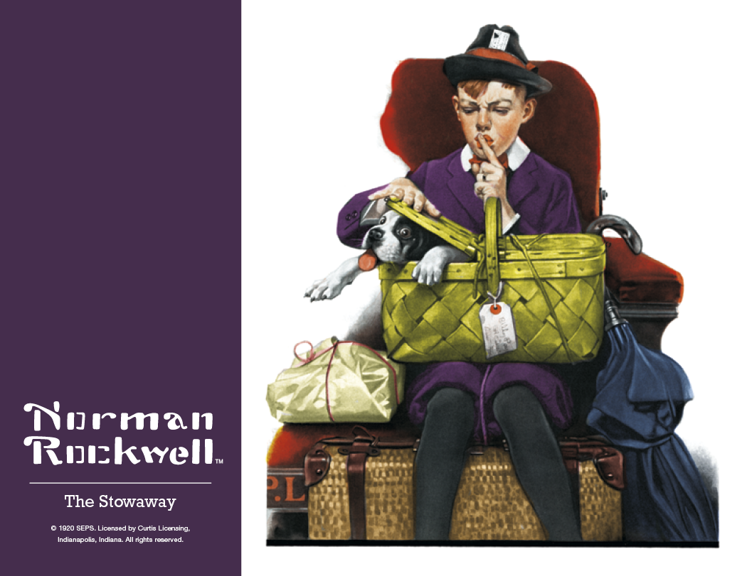 HotLine® Products Norman Rockwell Appointment Calendar - Spiral 23