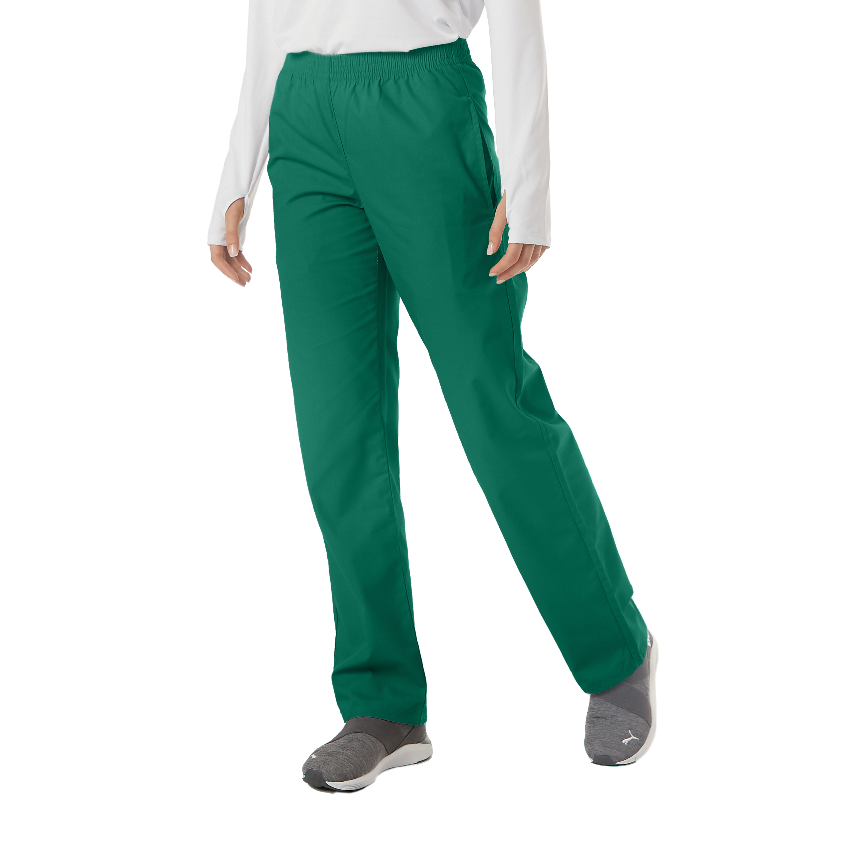 Petite UltraSoft Classic Elastic Scrub Pant 16