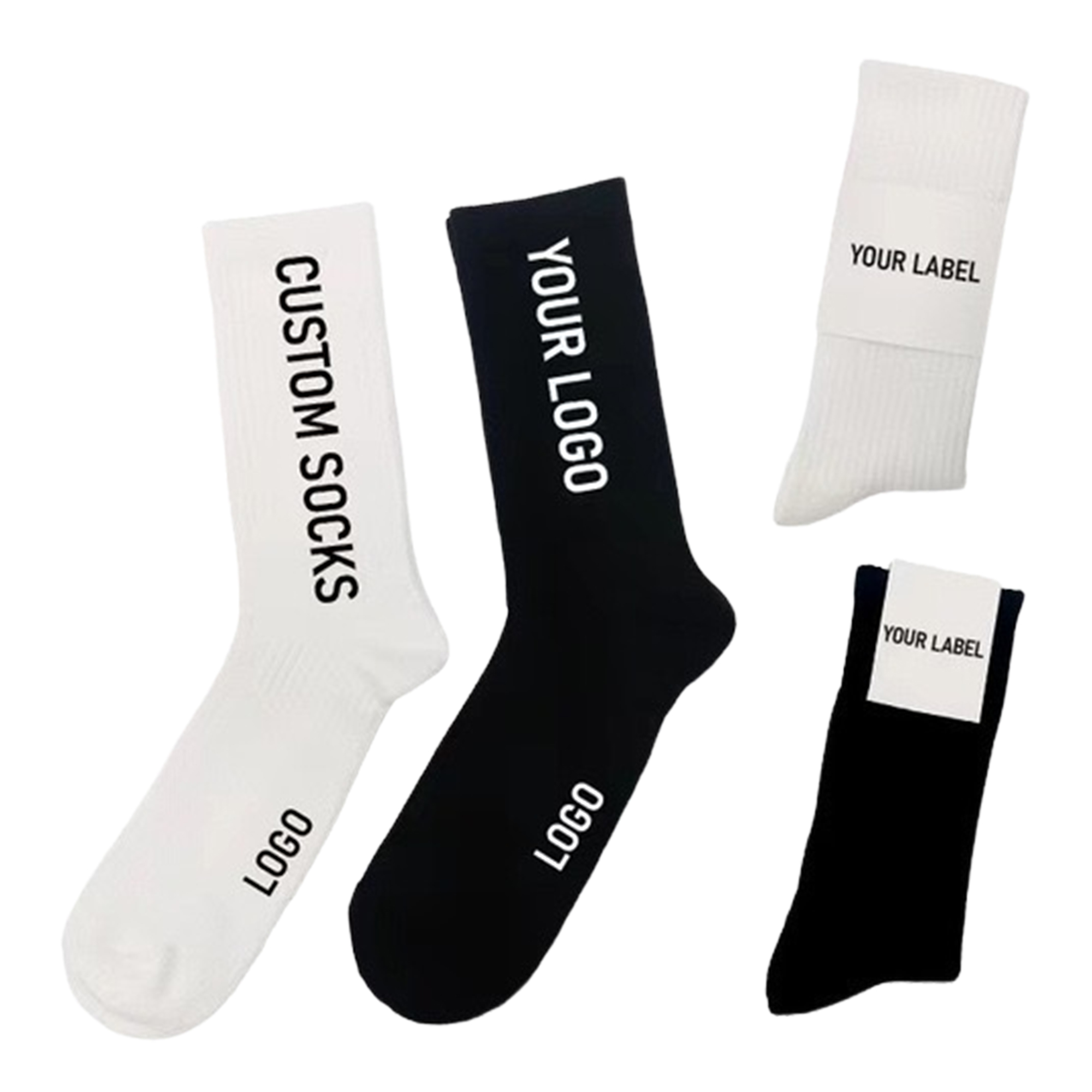 Odor Fighting Antibacterial Mid Calf Cotton Socks 2